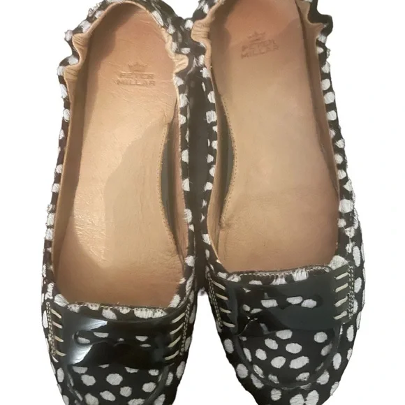 Peter Millar Black and White Loafers 7 - Picture 6 of 10